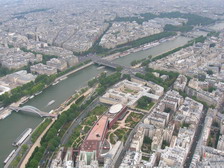 Париж с Эйфелевой башни 